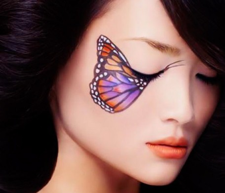 Butterfly face